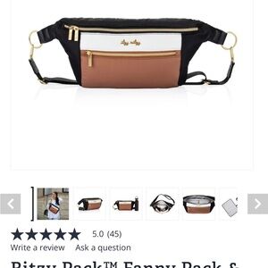 Itzy Ritzy Black and Brown Baby Bag